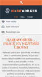 Mobile Screenshot of hardworker.cz